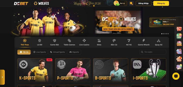 Nhà Cái Uy Tín DEBET Chất Lượng Đẳng Cấp Châu Âu