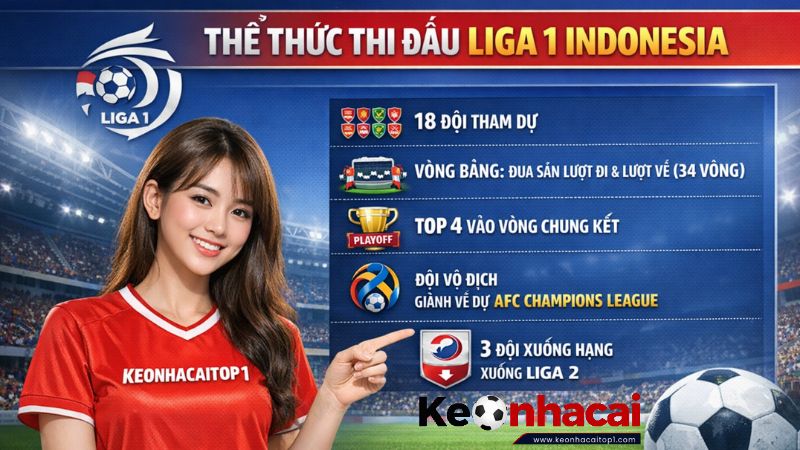 Thể thức thi đấu của giải đấu VĐQG Indonesia